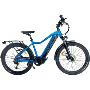 Hiko Ascent Electric Hybrid Bike 720Wh Battery Blue