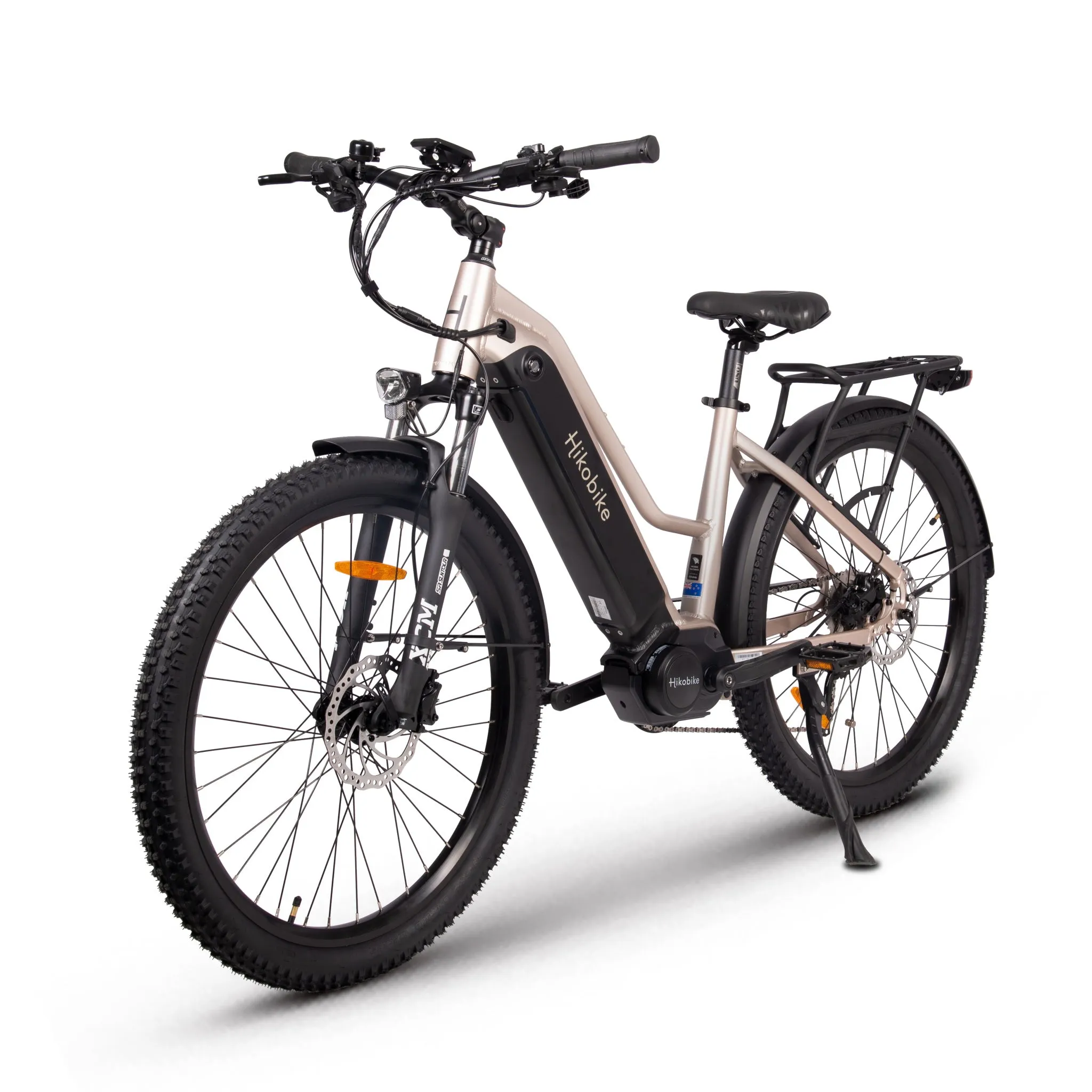 Hiko Rangler Electric Bike 840Wh Battery Silver