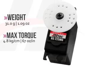 HiTec HS-225MG Mini Analog Metal Gear Servo