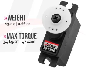 Hitec HS-82MG Standard Metal Gear Micro Servo