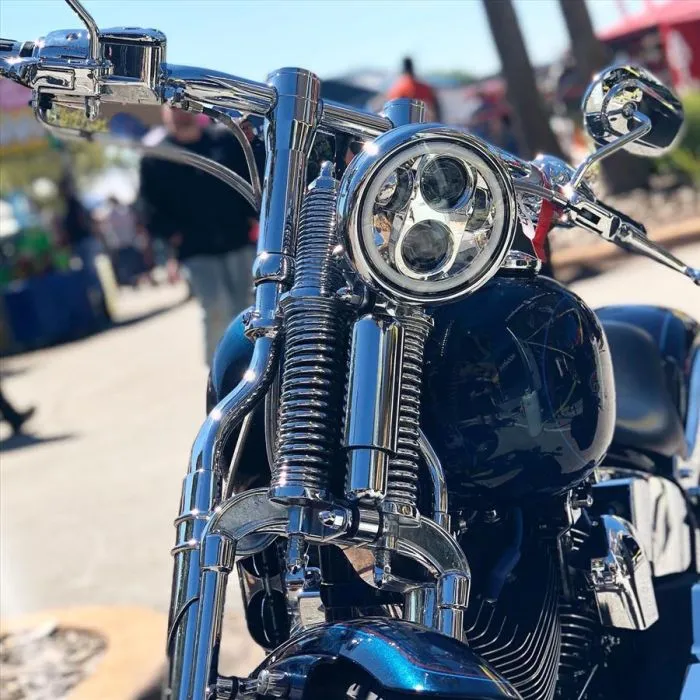 Hogworkz 5 3/4" LED Chrome HALOMAKER® Headlight