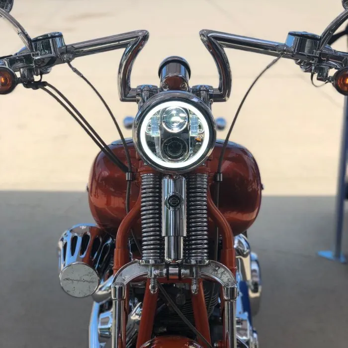 Hogworkz 5 3/4" LED Chrome HALOMAKER® Headlight