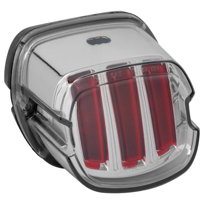 HOGWORKZ® Ignitez LED Taillight w/ Plate Light | Chrome