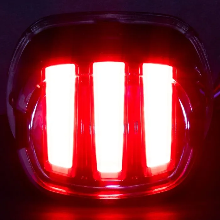 HOGWORKZ® Ignitez LED Taillight w/ Plate Light | Chrome