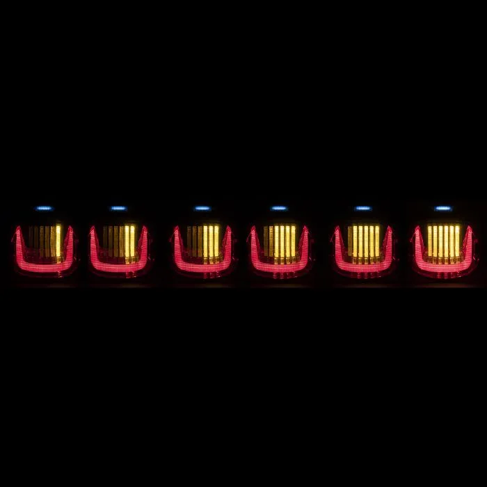 HOGWORKZ® Uproar Sequential LED Taillight w/ Plate Light | Smoked