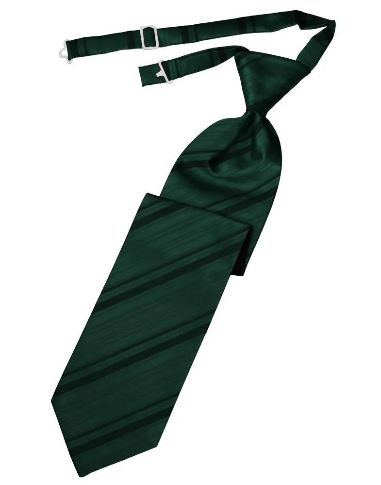 Holly Striped Satin Necktie