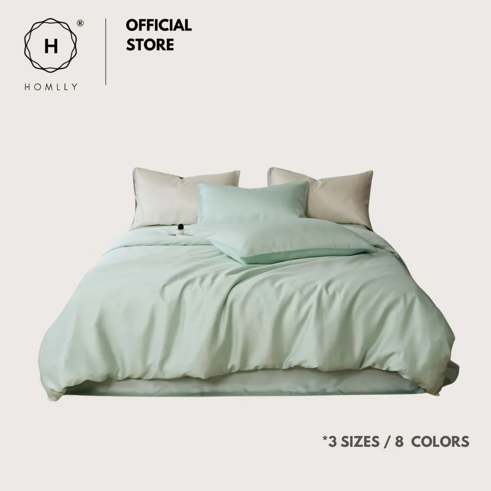 Homlly Jongii Tencel Cover Pillow Case Bedding Set (3/4pcs)
