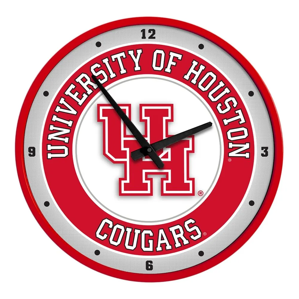 Houston Cougars: Modern Disc Wall Clock