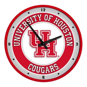 Houston Cougars: Modern Disc Wall Clock