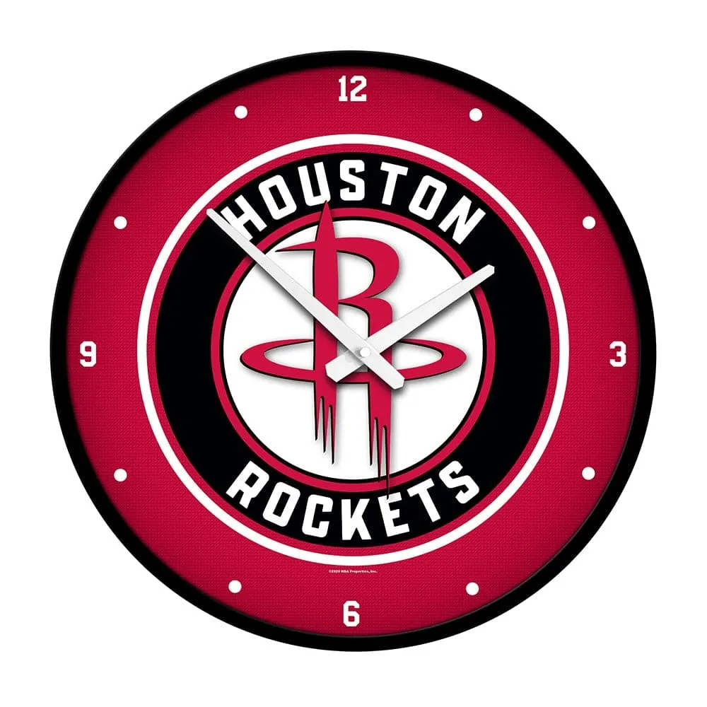Houston Rockets: Modern Disc Wall Clock