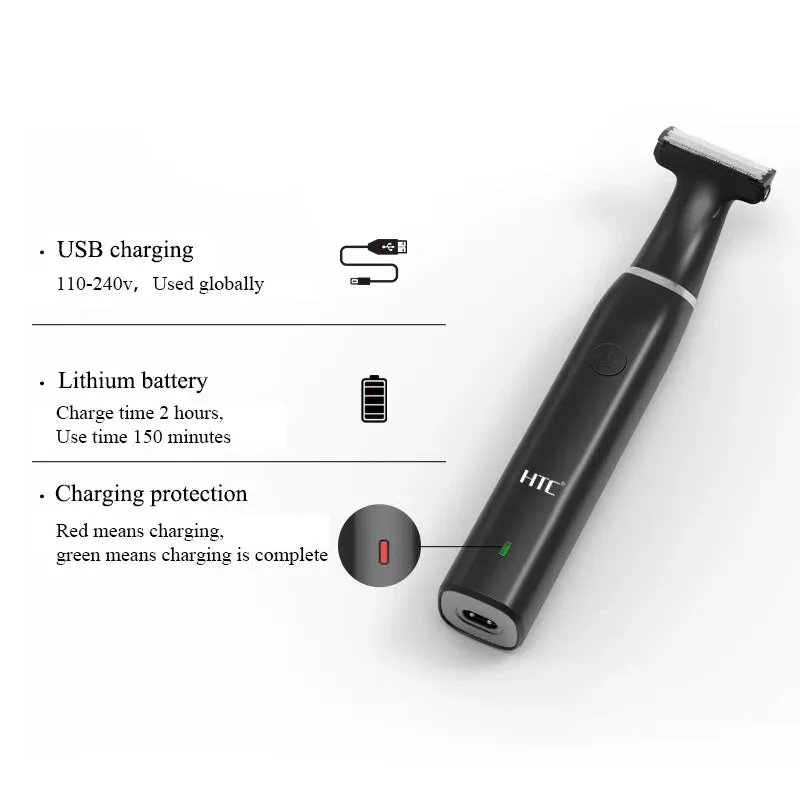 HTC Hybrid Electric Trimmer for Men