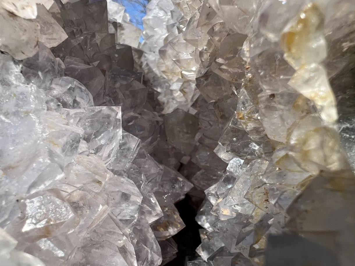 Huge AMETHYST GEODE Crystal Skull with Chlorite, Hematite, Dendritic inclusions, AMAZING Vugs - 20lbs 