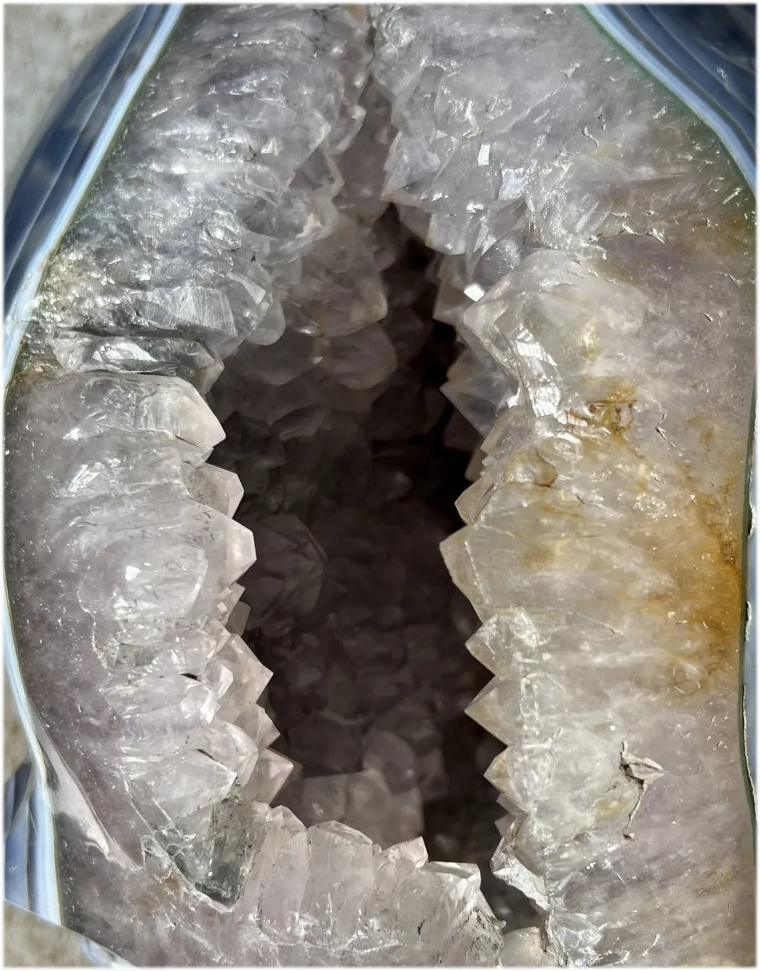 Huge AMETHYST GEODE Crystal Skull with Chlorite, Hematite, Dendritic inclusions, AMAZING Vugs - 20lbs 