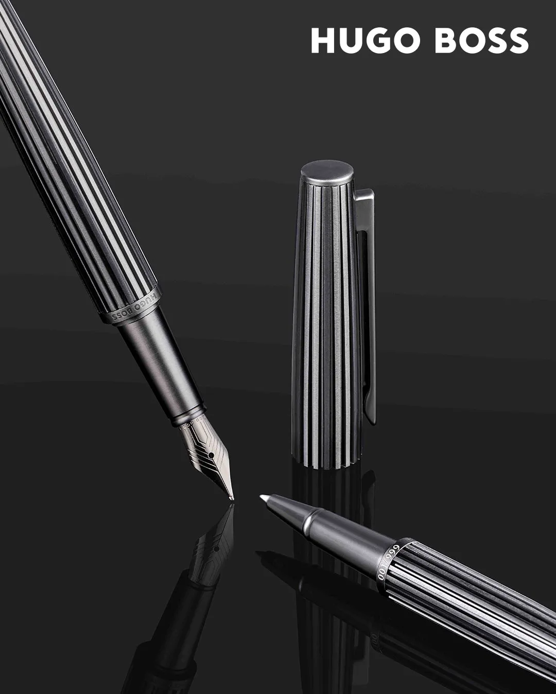 HUGO BOSS HSV3472D-Fountain pen Nitor Gun Limited Edition