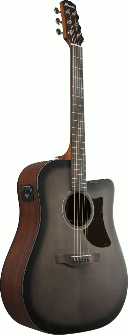 Ibanez AAD50CE Transparent Charcoal Burst Low Gloss Advanced Acoustic Guitar