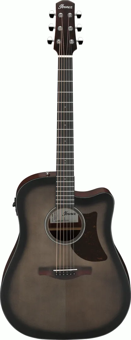 Ibanez AAD50CE Transparent Charcoal Burst Low Gloss Advanced Acoustic Guitar