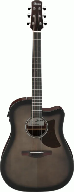Ibanez AAD50CE Transparent Charcoal Burst Low Gloss Advanced Acoustic Guitar