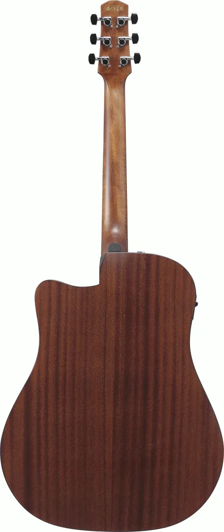 Ibanez AAD50CE Transparent Charcoal Burst Low Gloss Advanced Acoustic Guitar