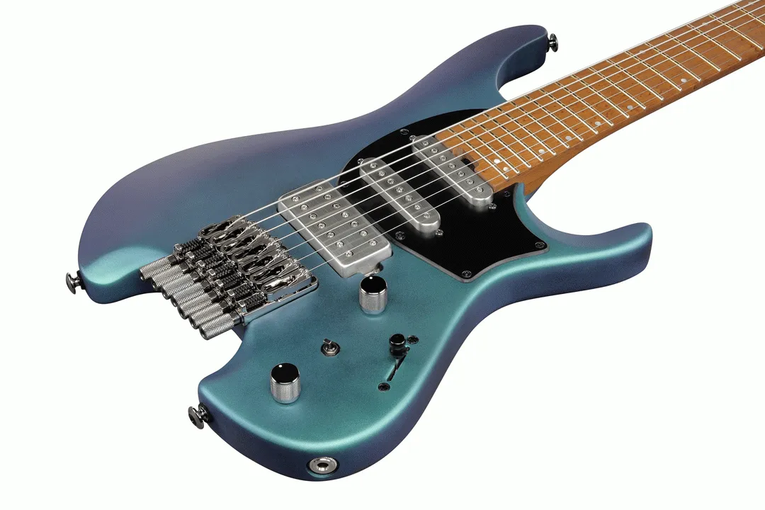 Ibanez Q547 Blue Chameleon Metallic Matte Premium Guitar With Bag