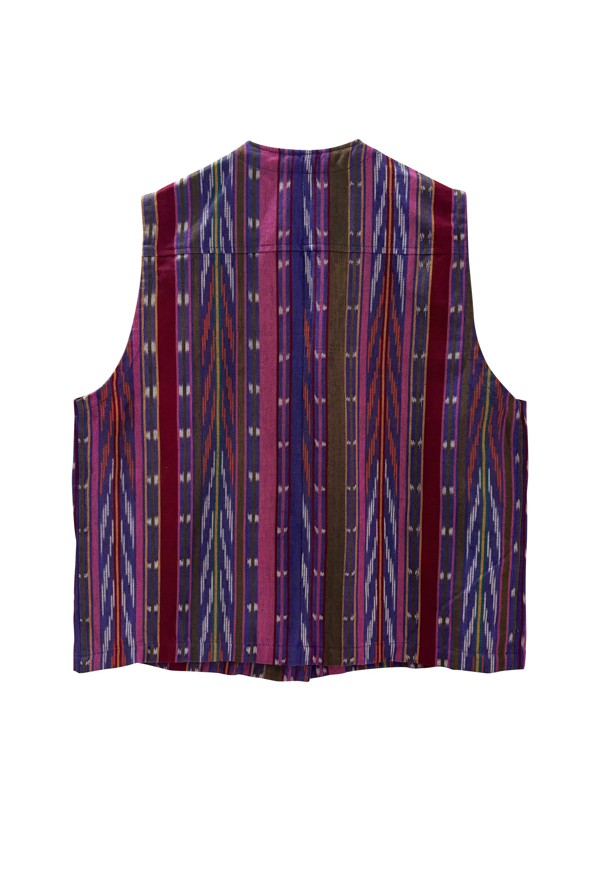 Ikat Utility Vest No.01