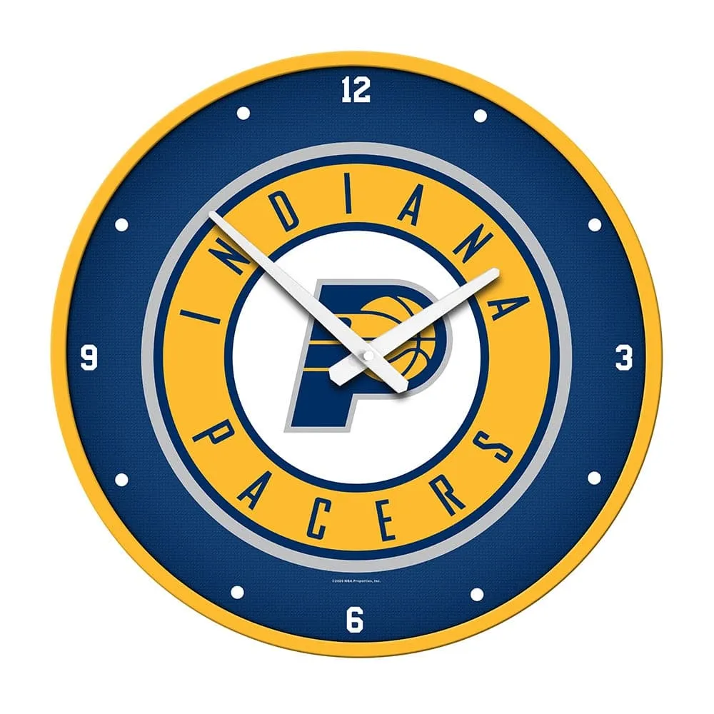 Indiana Pacers: Modern Disc Wall Clock