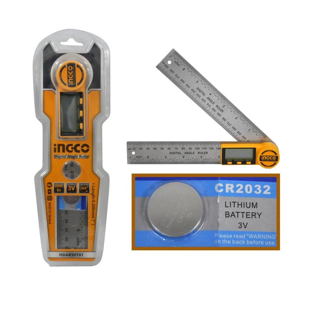 Ingco Digital Angle Ruler - HDAR20701