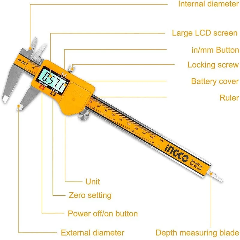 Ingco Digital Caliper - HDCD01150