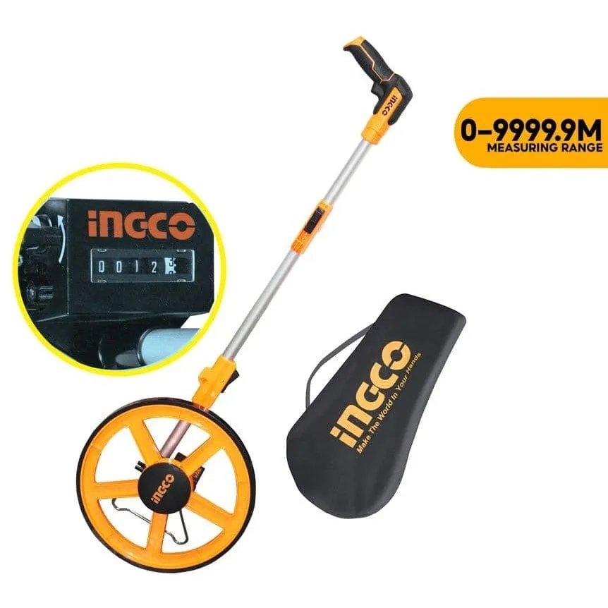 Ingco Digital Display Measuring Wheel with Dual Metric & Inch System – HDMW23