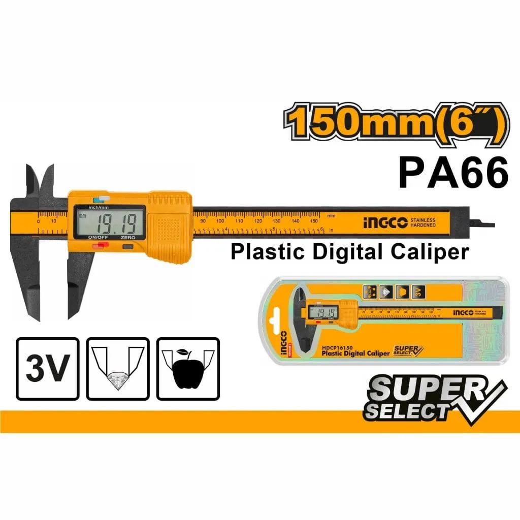 Ingco Plastic Digital Caliper - HDCP16150