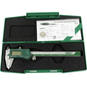 Insize Digital Caliper With Ceramic Tipped Jaws Range Series 1193-150