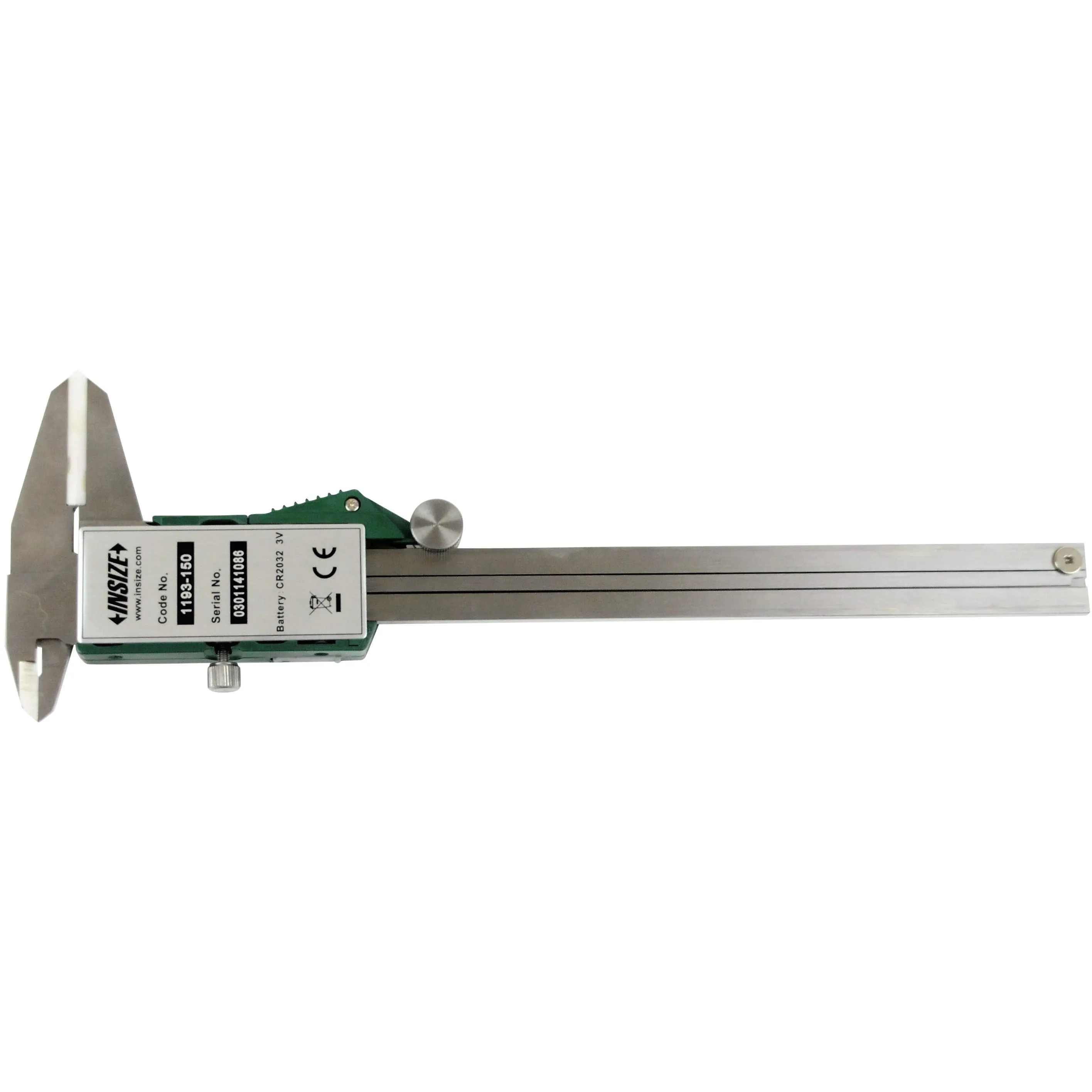 Insize Digital Caliper With Ceramic Tipped Jaws Range Series 1193-150