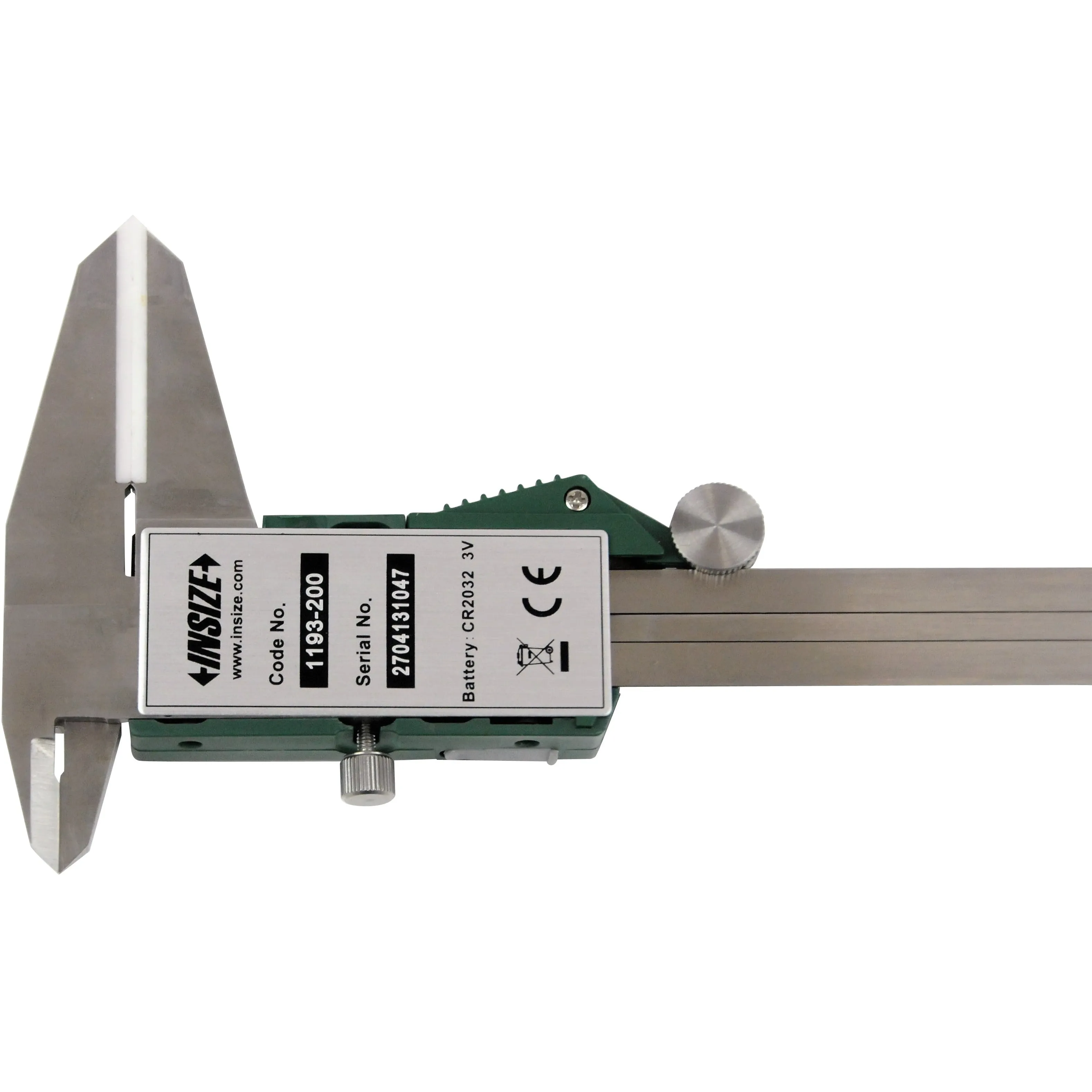 Insize Digital Caliper With Ceramic Tipped Jaws Range Series 1193-200