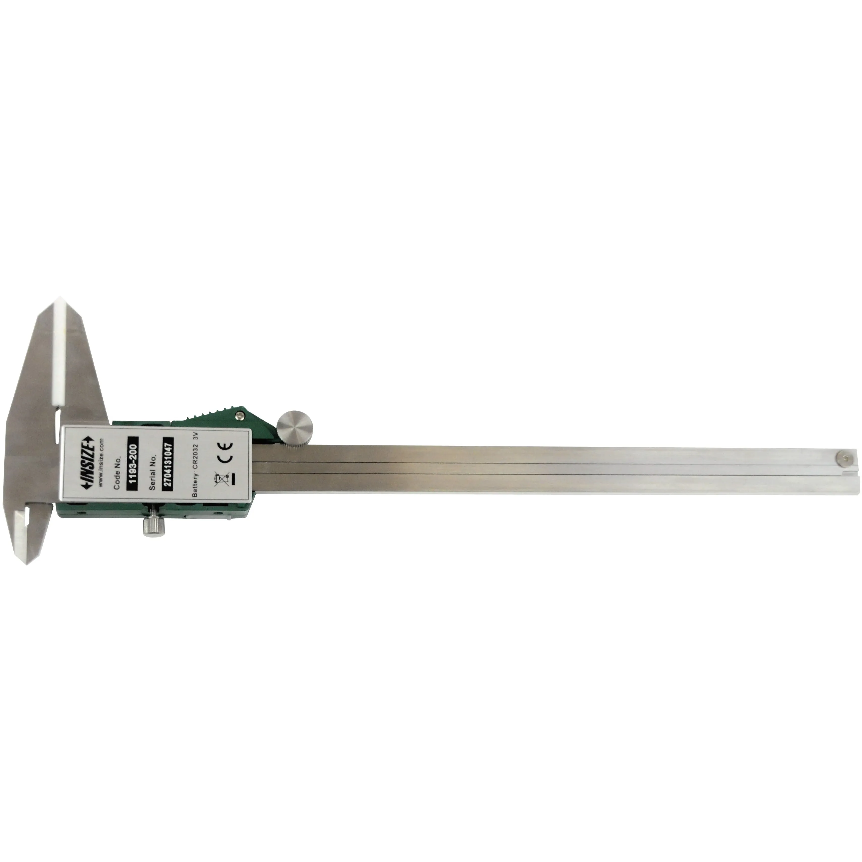 Insize Digital Caliper With Ceramic Tipped Jaws Range Series 1193-200