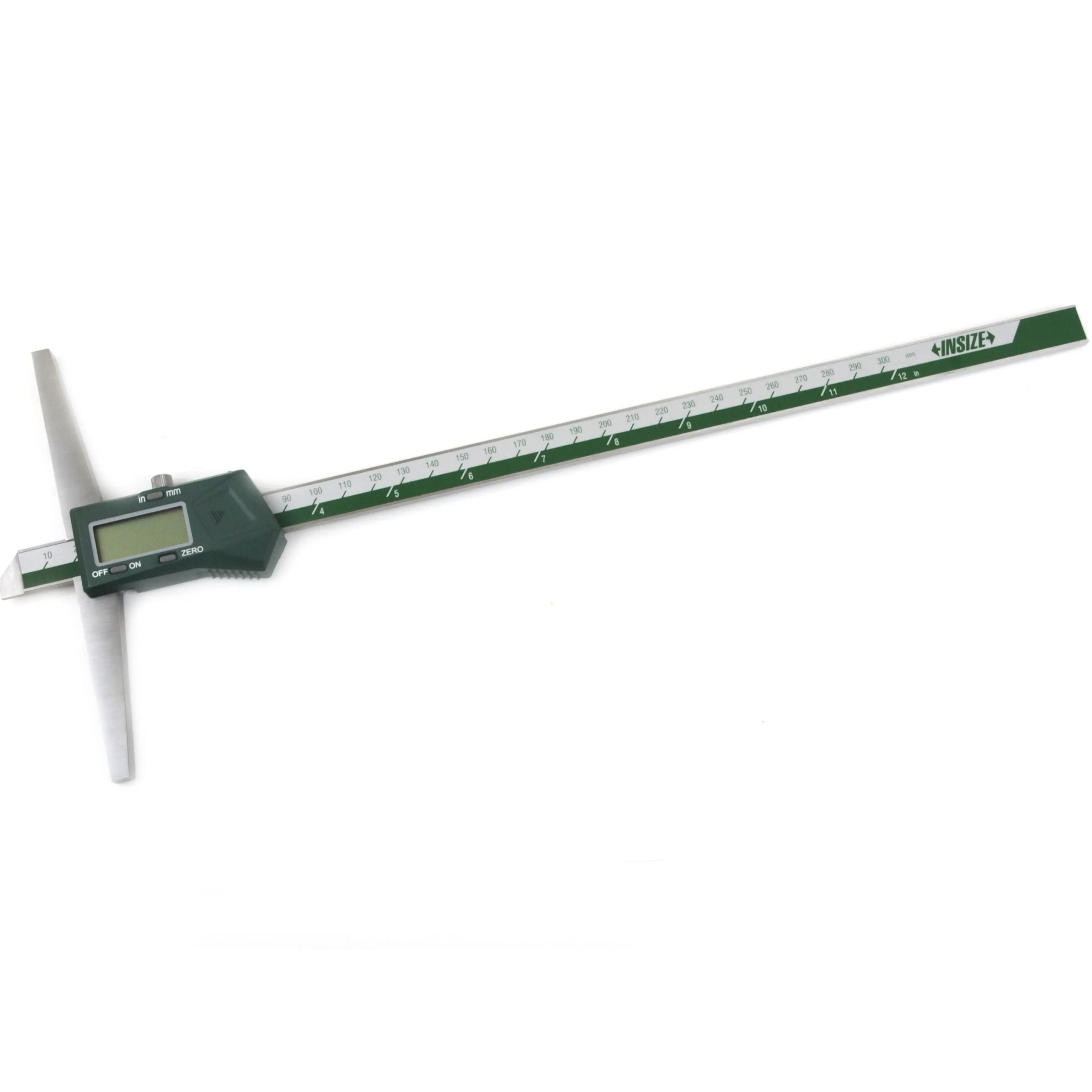 Insize Digital Depth Gauge 0-300mm/0-12" Range Series 1141-300A