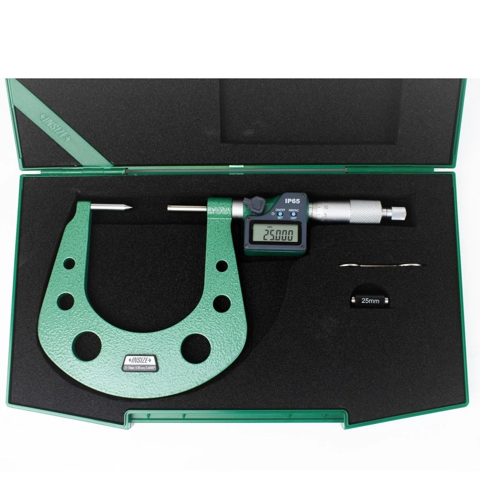 Insize Digital Disc Brake Micrometer 25-50mm Range Series 3588-50A