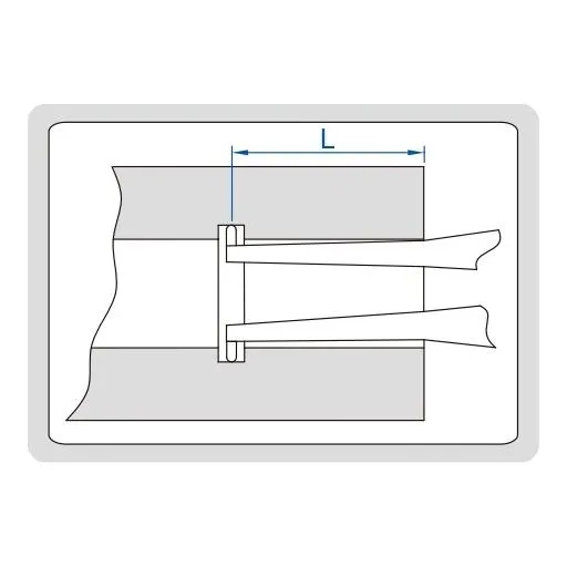 Insize Digital Internal Caliper Gauge 15-35mm/0.6-1.4" Range Series 2151-35