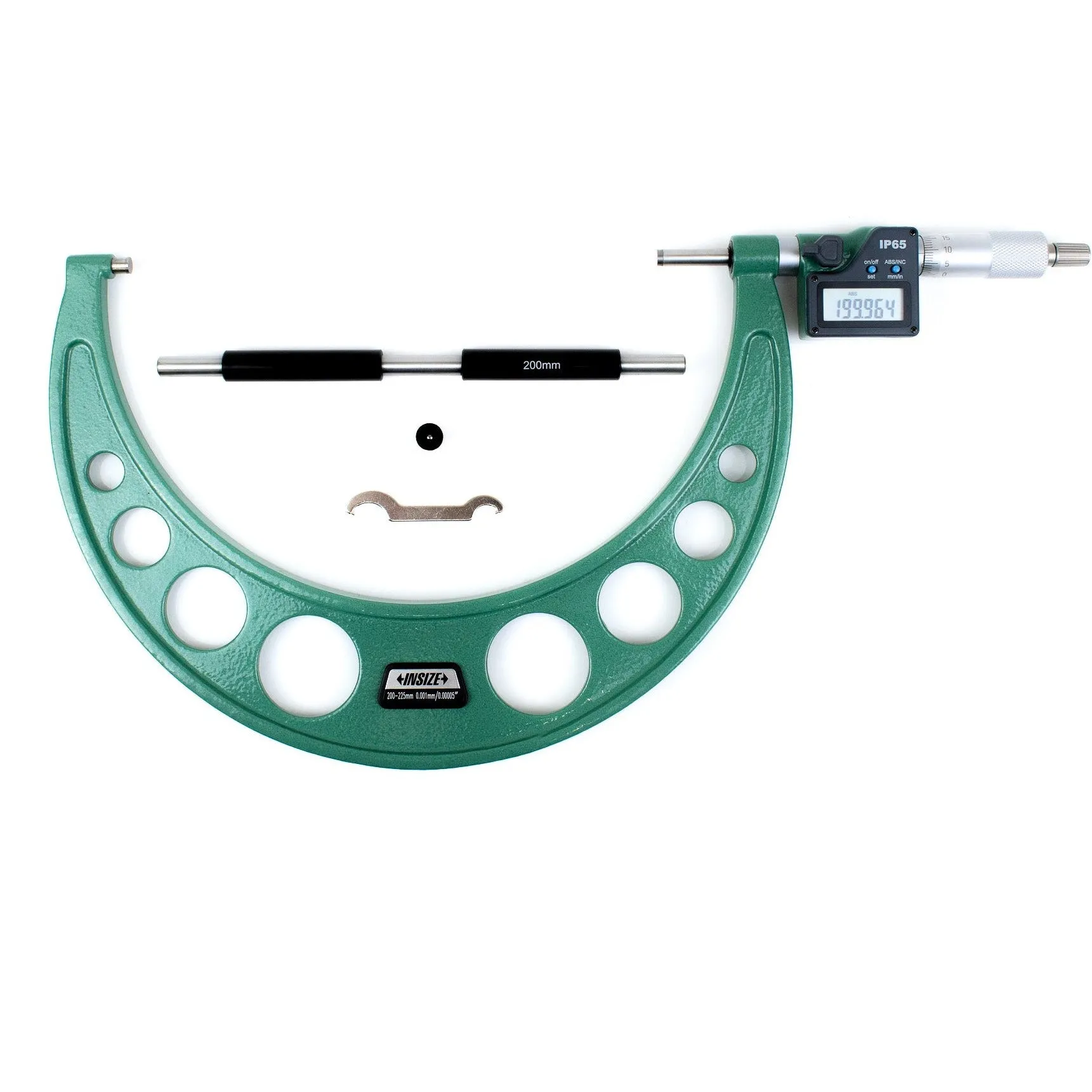 Insize Digital Outside Micrometer 200-225MM / 8-9" Range Series 3101-225A