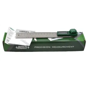 Insize Digital Protractor 200mm 0-360° Range Series 2176-200