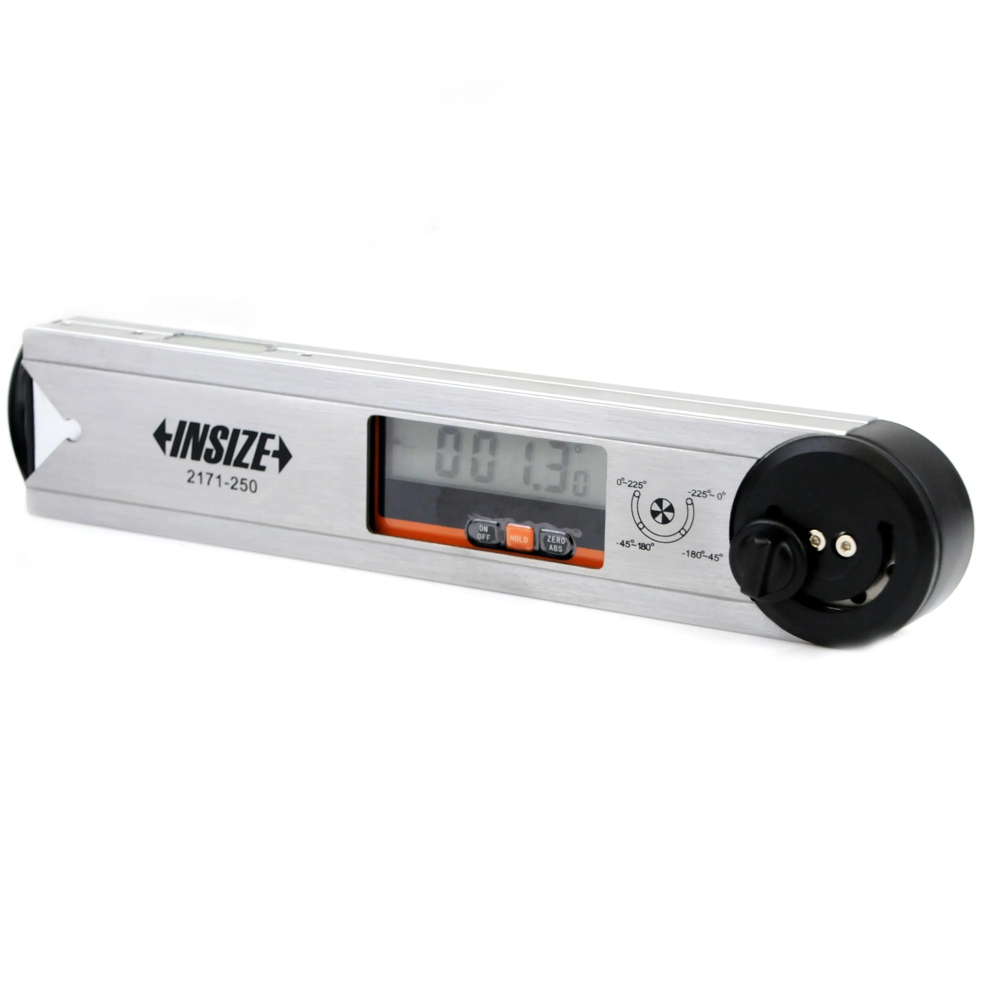 Insize Digital Protractor 250mm 0-360° Range Series 2171-250