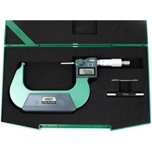 Insize Digital Spherical Anvil Tube Micrometer 75-100mm/3-4" Range Series 3560-100A