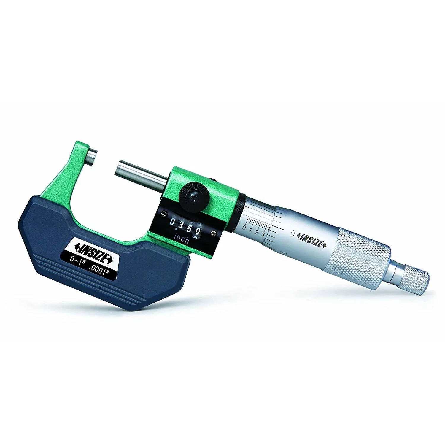 Insize Imperial Outside Micrometer With Analog Counter 0-1" Range Series 3400-1
