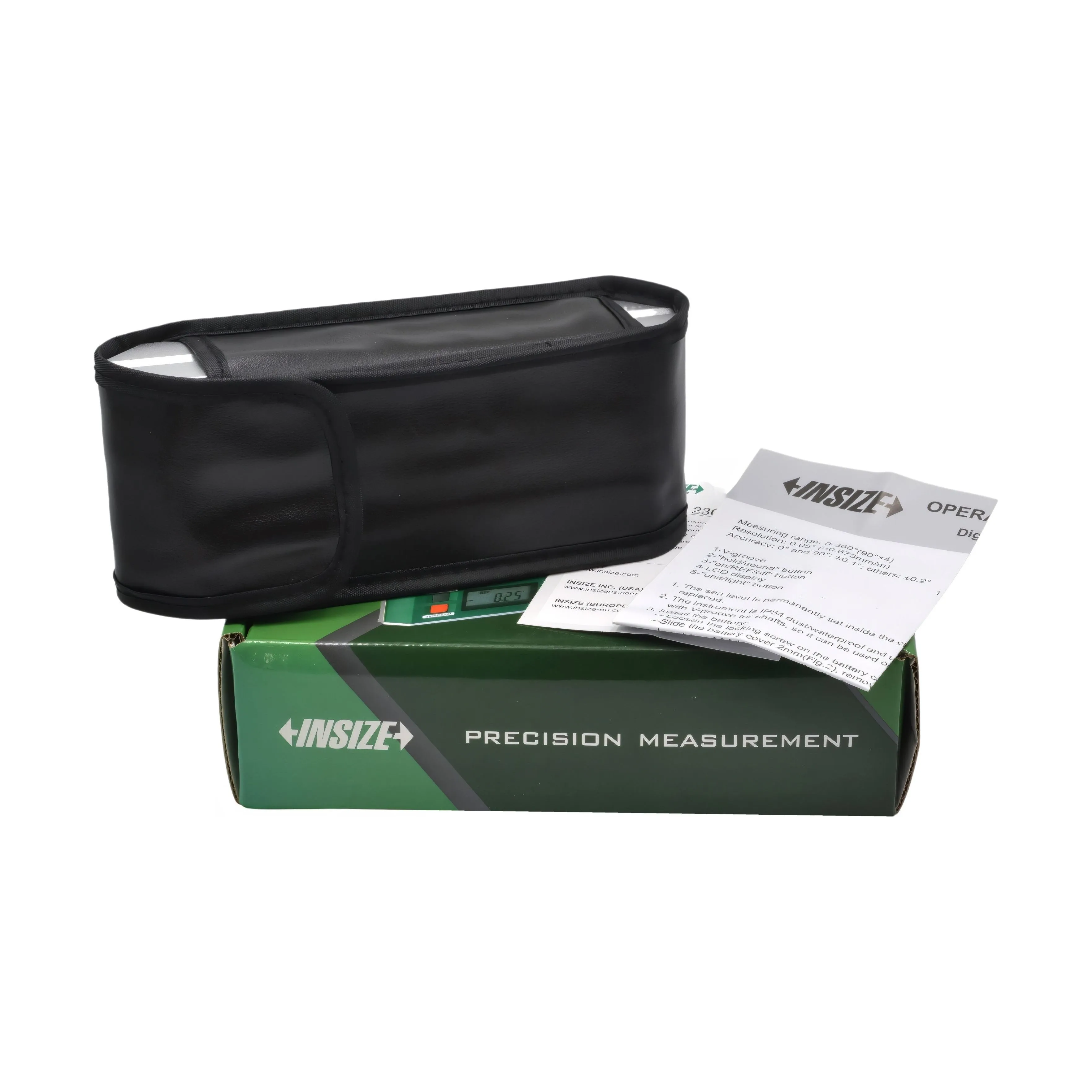 Insize IP 54 Magnetic Digital Level and Protractor 0-360 degree Series 2179-360