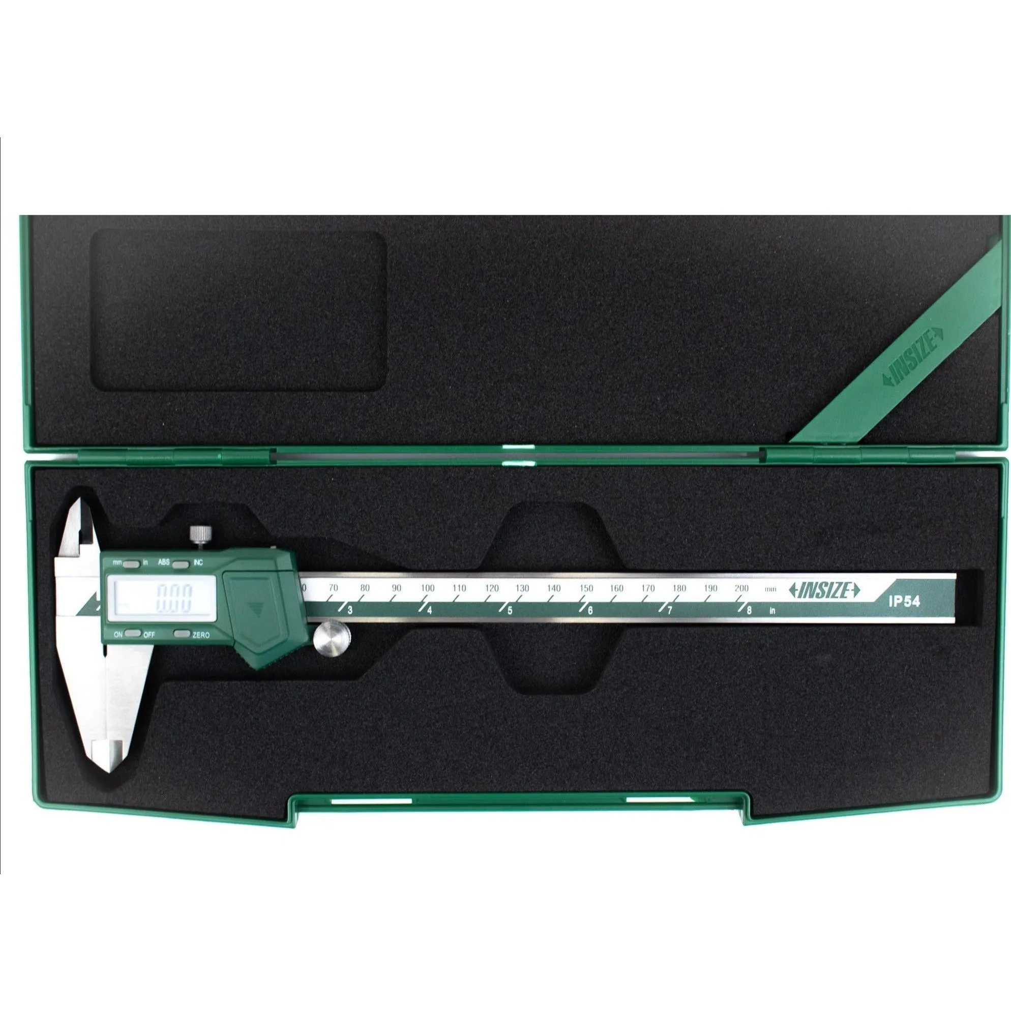 INSIZE IP54 Digital Caliper 0-200mm/0-8" Range Series 1104-200