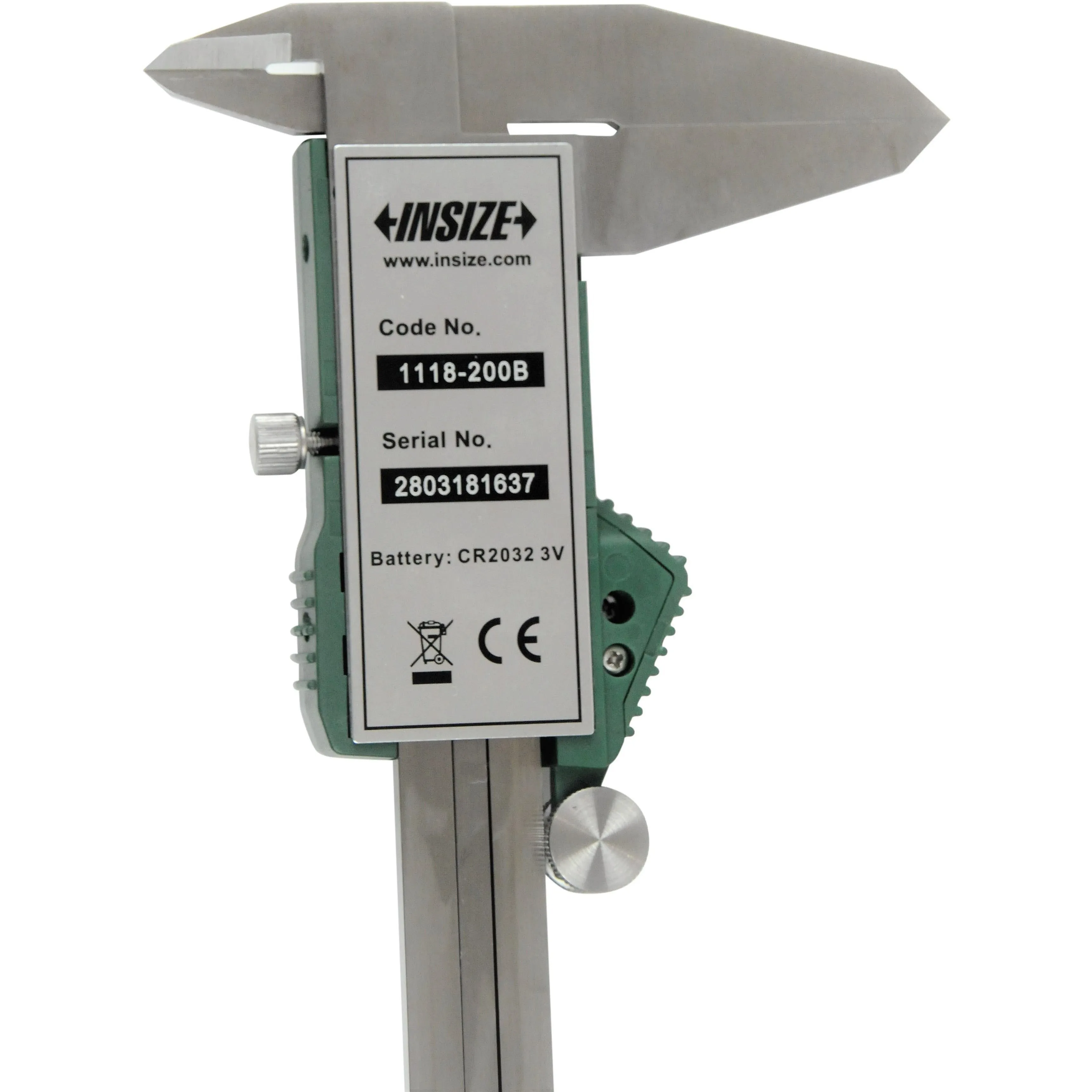 Insize IP57 Digital Caliper 0-200mm/0-8" Range Series 1118-200B