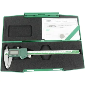Insize IP57 Digital Caliper 0-200mm/0-8" Range Series 1118-200B
