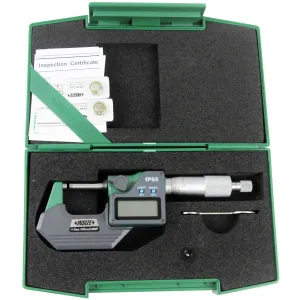 Insize IP65 Digital Outside Micrometer 0-25mm / 0-1" Range Series 3108-25A