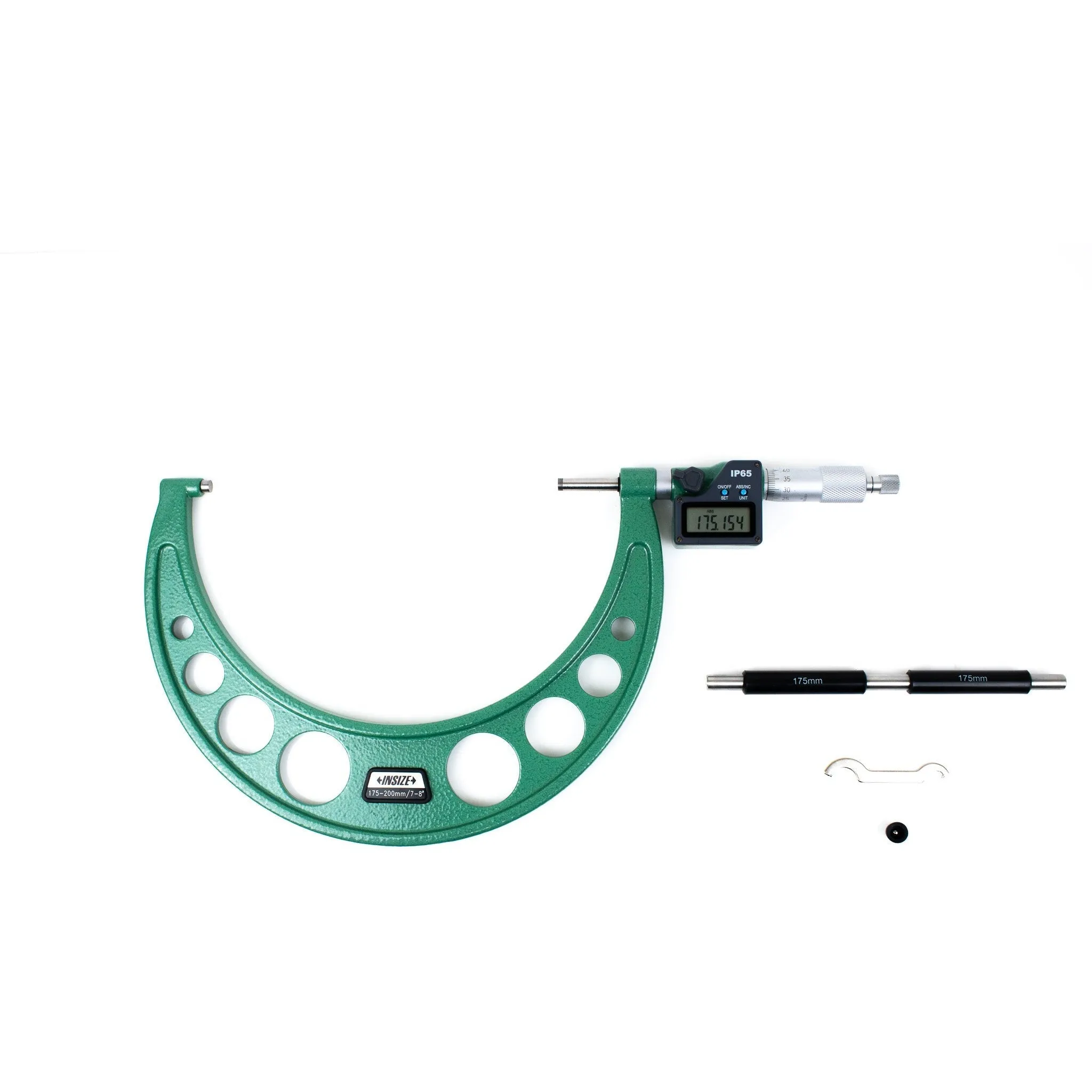 Insize IP65 Digital Outside Micrometer 175-200 MM/ 7-8" Range Series 3108-200A