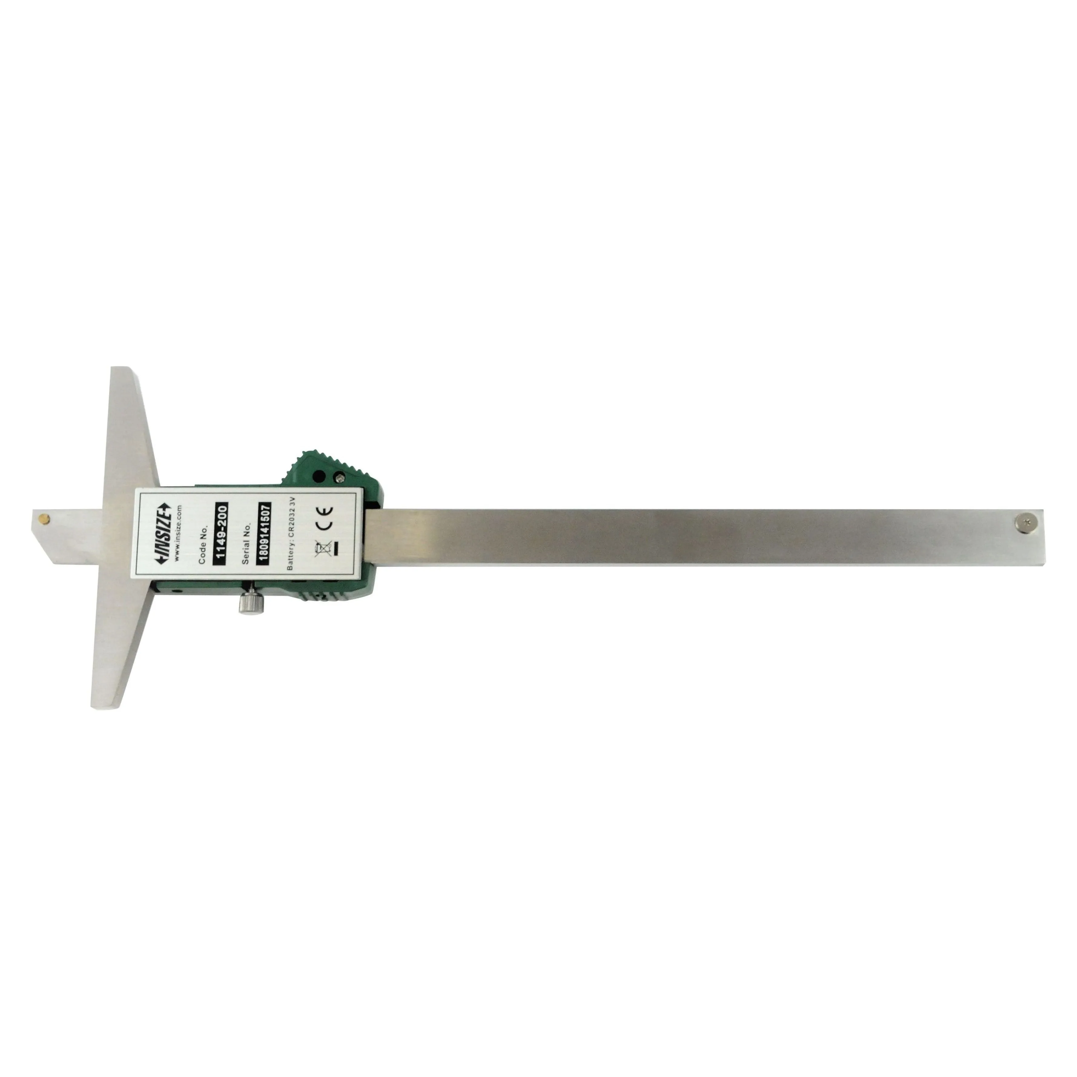 Insize IP67 Digital Depth Gauge 0-200mm / 0-8" Range Series 1149-200