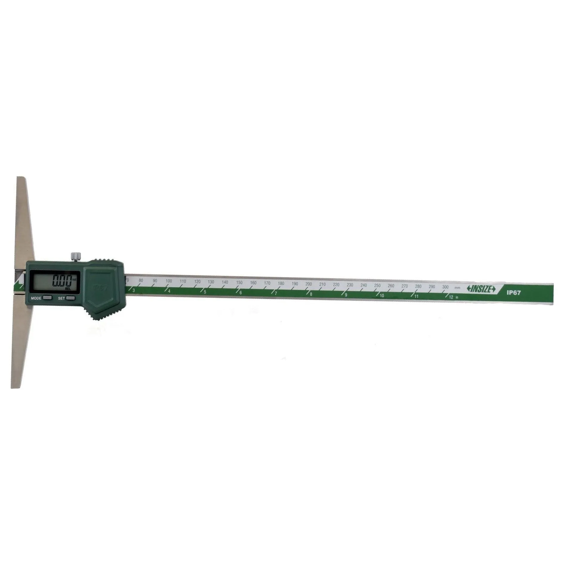 Insize IP67 Digital Depth Gauge 0-300mm / 0-12" Range Series 1149-300