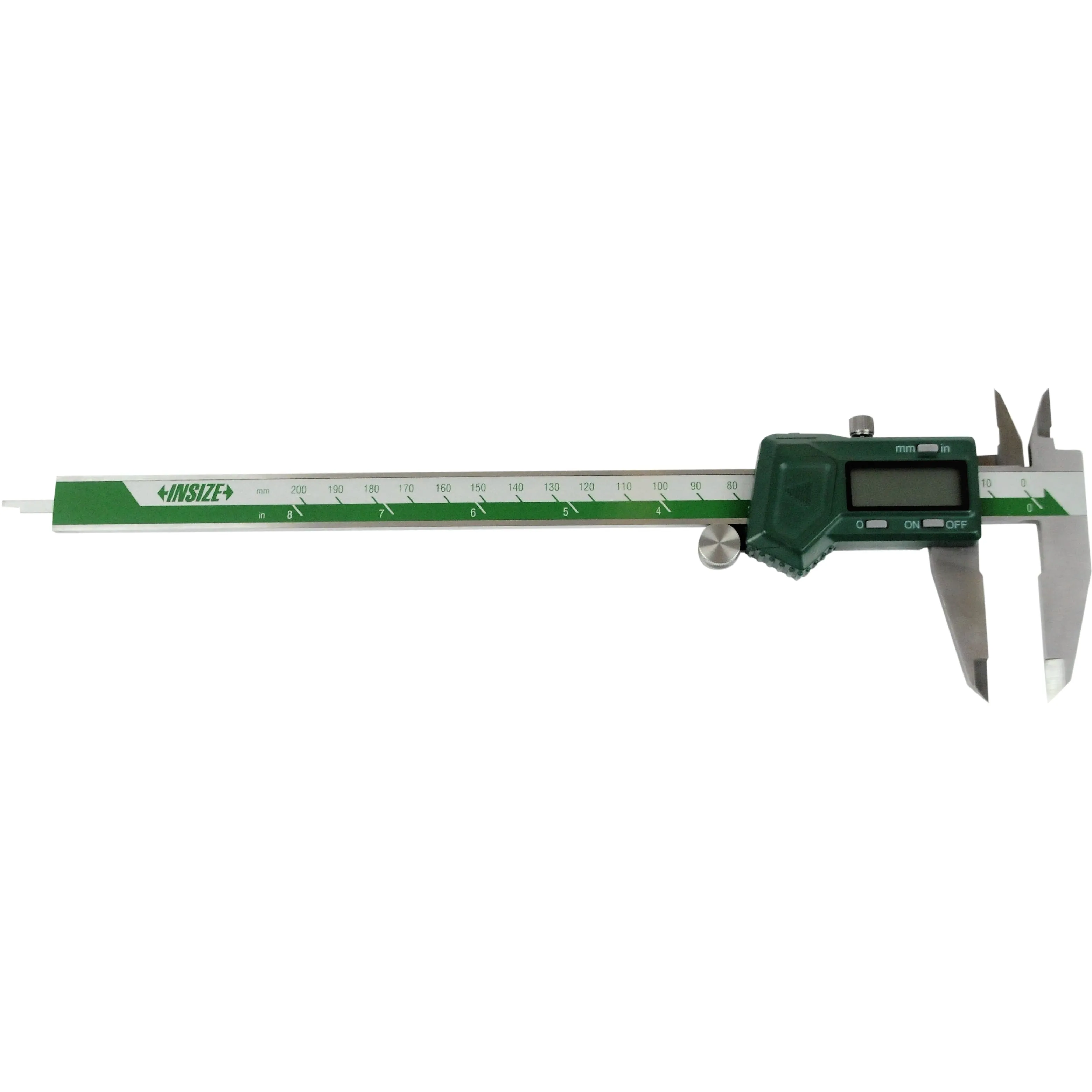 Insize Left Hand Digital Caliper 0-200mm/0-8" Range Series 1130-200